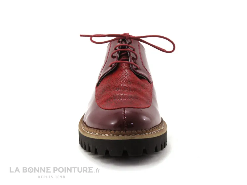 Achat chaussures Folie's Femme Chaussure basse / Derby, vente Folies COLA Rouge Bordeaux - Chaussure basse Femme