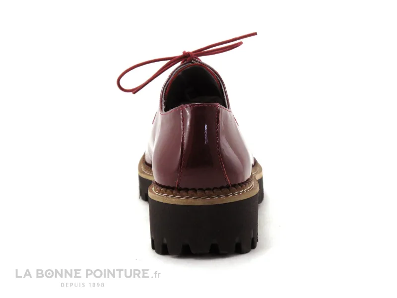 Achat chaussures Folie's Femme Chaussure basse / Derby, vente Folies COLA Rouge Bordeaux - Chaussure basse Femme