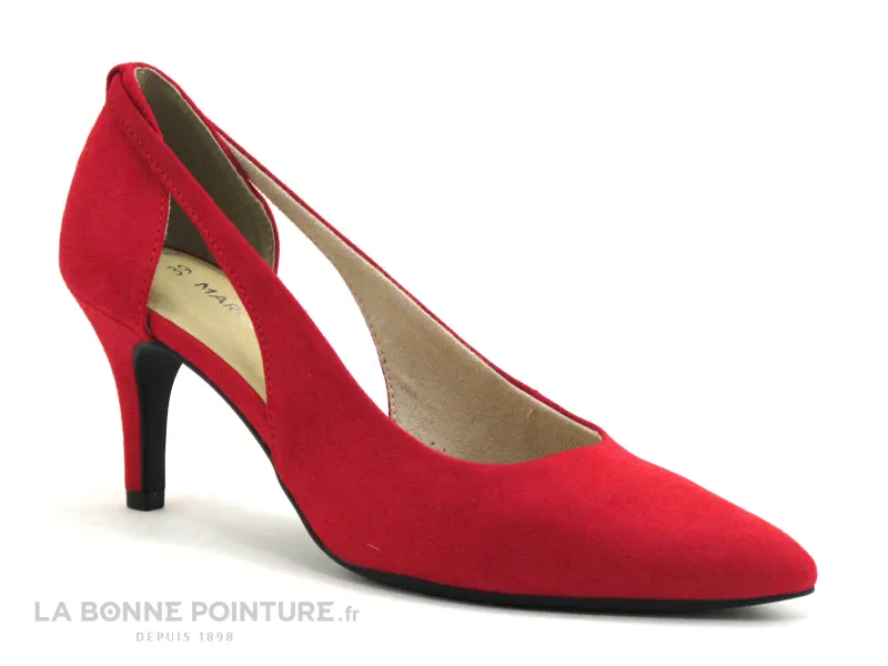 Achat chaussures Marco Tozzi Femme Escarpin, vente Marco Tozzi 2-22444-22 Red - Escarpin rouge talon fin