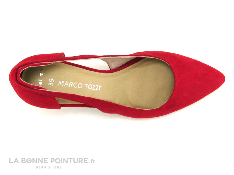 Achat chaussures Marco Tozzi Femme Escarpin, vente Marco Tozzi 2-22444-22 Red - Escarpin rouge talon fin