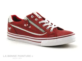 Achat chaussures Mustang Shoes Femme Basket, vente Mustang 1354-304-5 Rouge - Basket basse