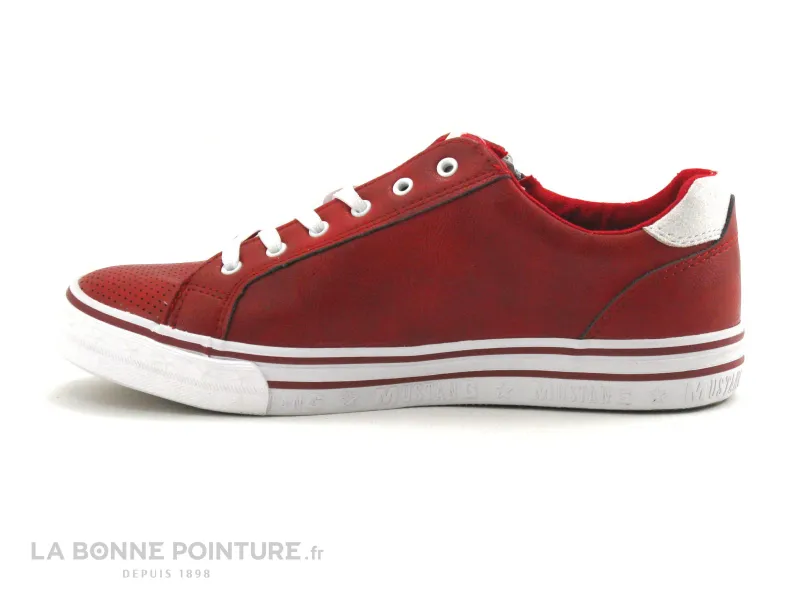 Achat chaussures Mustang Shoes Femme Basket, vente Mustang 1354-304-5 Rouge - Basket basse