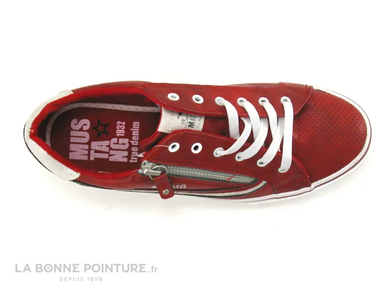 Achat chaussures Mustang Shoes Femme Basket, vente Mustang 1354-304-5 Rouge - Basket basse