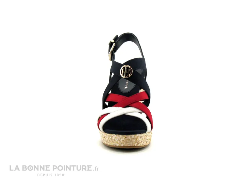 Achat chaussures Tommy Hilfiger Femme Sandale et Nu-pieds, vente Tommy Hilfiger FW0FW04104 Iconic Elena Harware - Nu-pieds