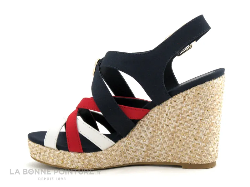 Achat chaussures Tommy Hilfiger Femme Sandale et Nu-pieds, vente Tommy Hilfiger FW0FW04104 Iconic Elena Harware - Nu-pieds