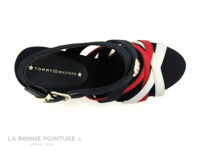 Achat chaussures Tommy Hilfiger Femme Sandale et Nu-pieds, vente Tommy Hilfiger FW0FW04104 Iconic Elena Harware - Nu-pieds