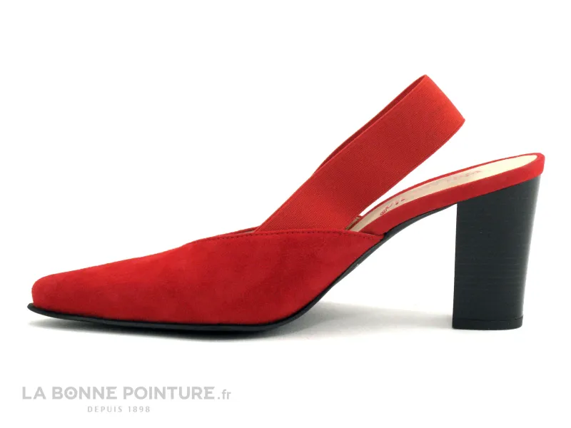 Achat chaussures Vidi Studio Femme Bout fermé, vente Vidi Studio FRICHE Red Fire - Escarpin rouge bride arriere