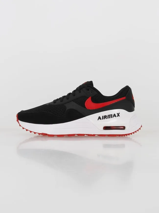 Air max baskets system noir rouge homme - Nike | wimod