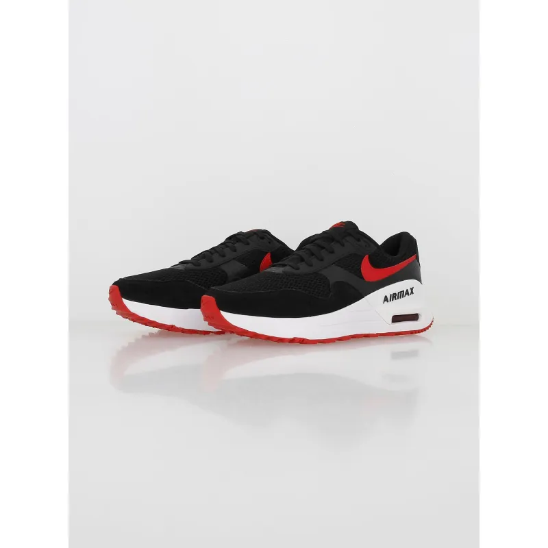 Air max baskets system noir rouge homme - Nike | wimod