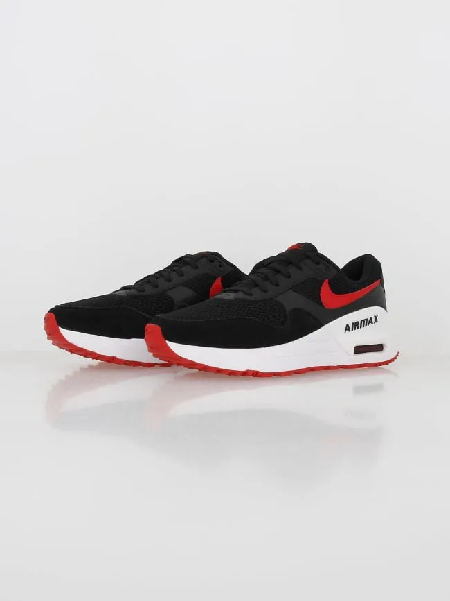 Air max baskets system noir rouge homme - Nike | wimod