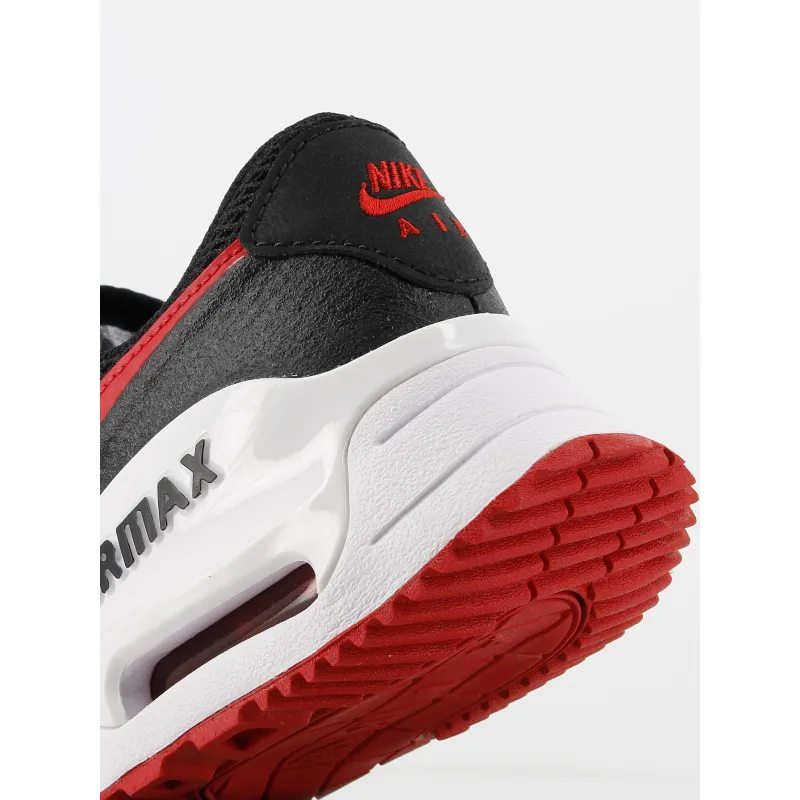 Air max baskets system noir rouge homme - Nike | wimod