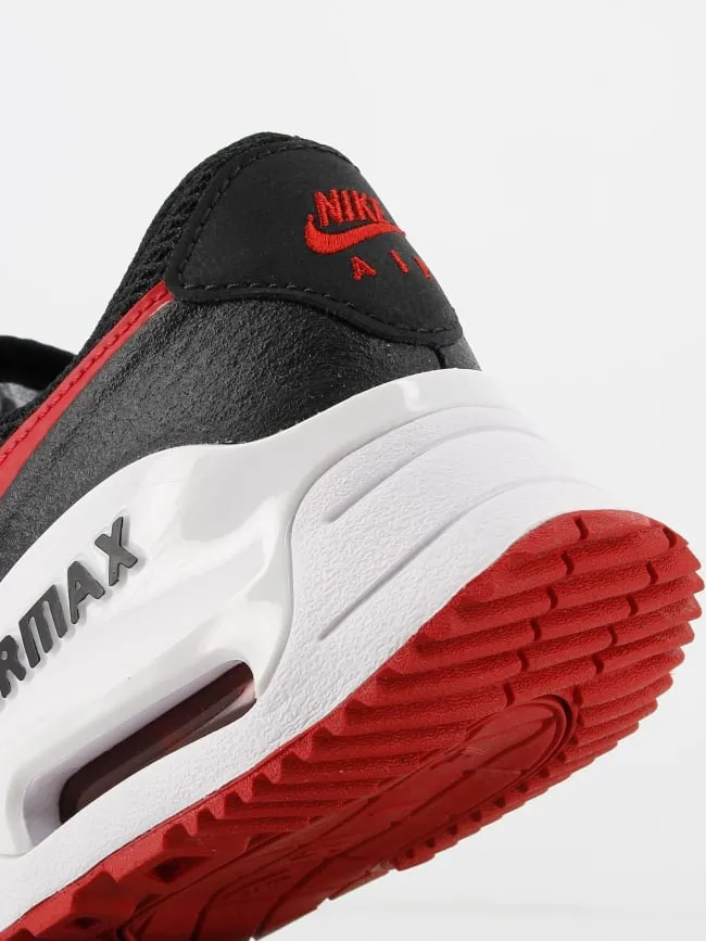 Air max baskets system noir rouge homme - Nike | wimod