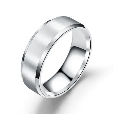 Bague homme Titane noir