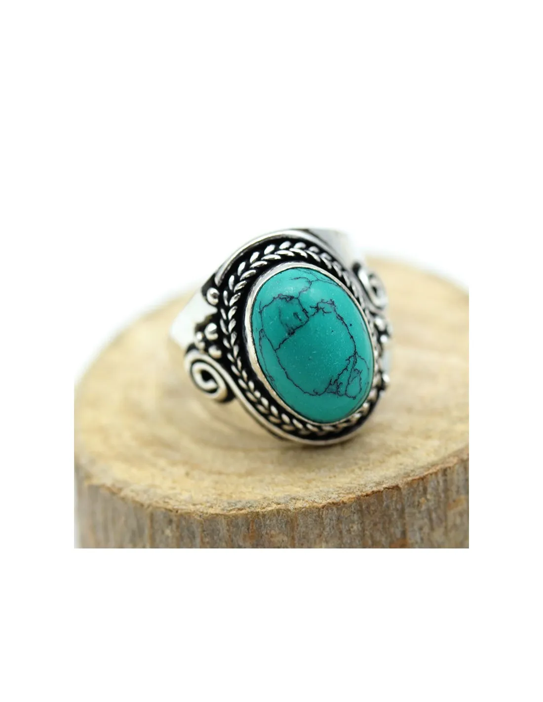 Bague turquoise fantaisie