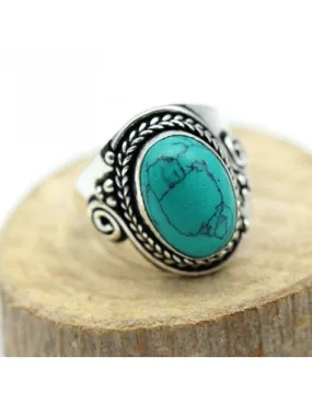 Bague turquoise fantaisie