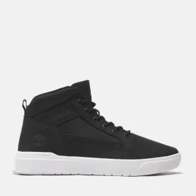 Basket mi-haute à lacets Allston pour homme en noir