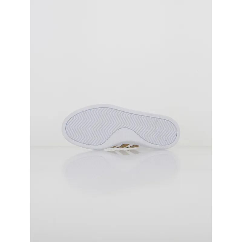 Baskets grand court 2.0 blanc/doré femme - Adidas | wimod