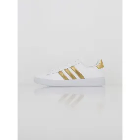 Baskets grand court 2.0 blanc/doré femme - Adidas | wimod