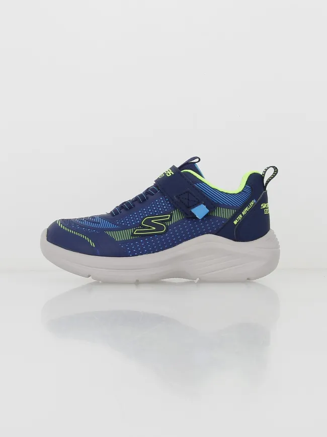 Baskets hyper blitz bleu garçon - Skechers | wimod