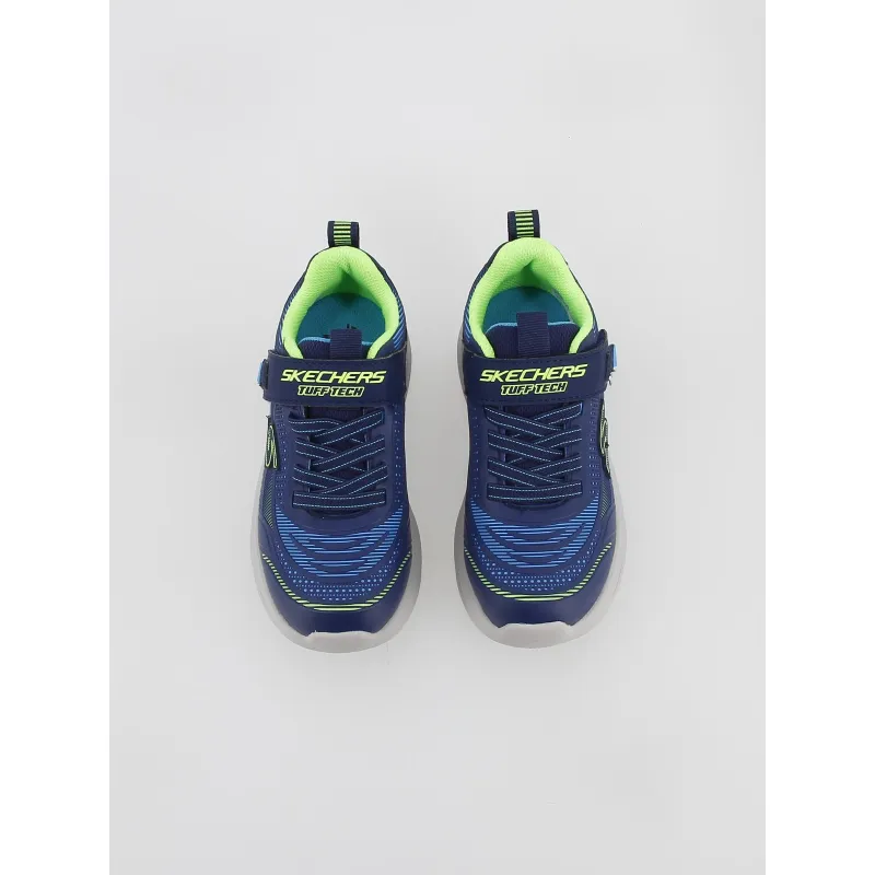 Baskets hyper blitz bleu garçon - Skechers | wimod