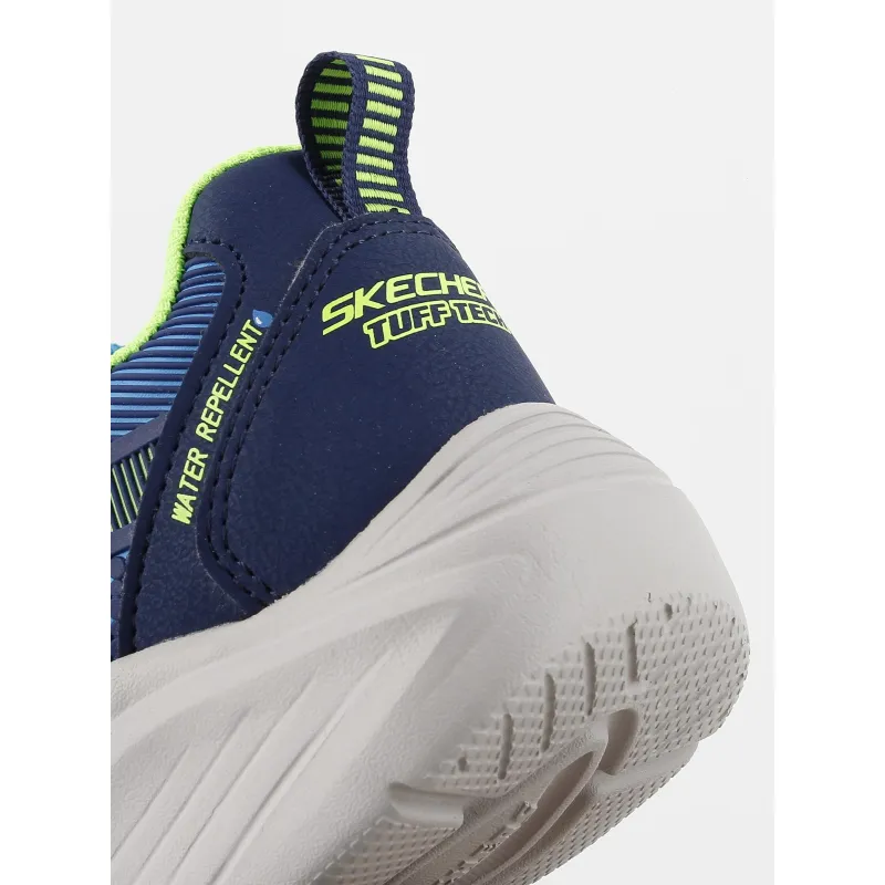 Baskets hyper blitz bleu garçon - Skechers | wimod