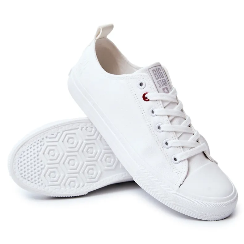 Baskets Matériel Homme Big Star JJ174001 Blanc blanche