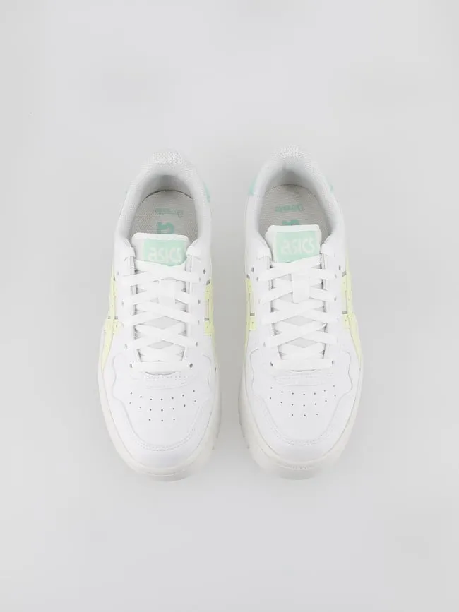 Baskets plateforme japan blanc jaune femme - Asics | wimod