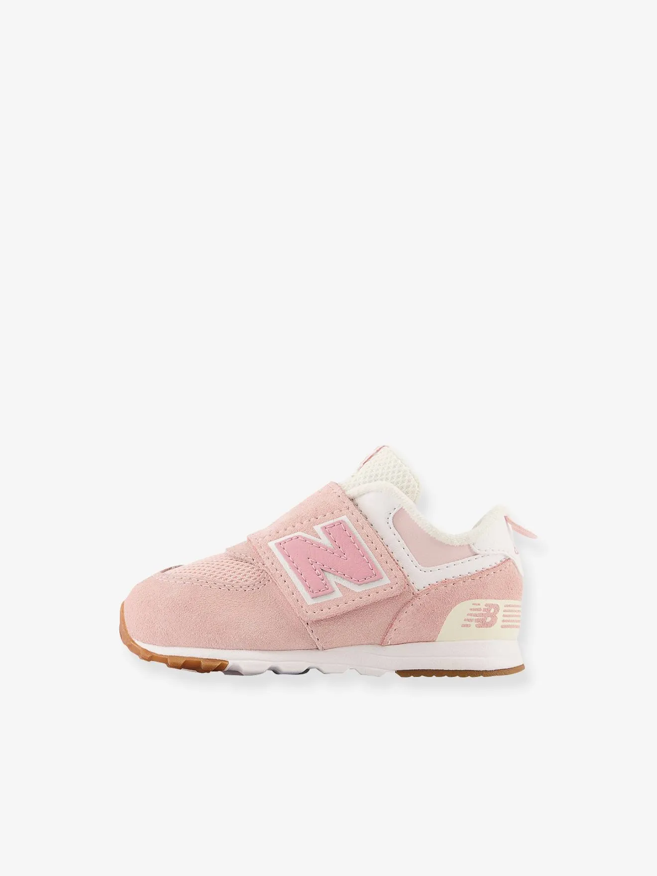 Baskets scratchées bébé NW574CH1 NEW BALANCE® rose - New Balance