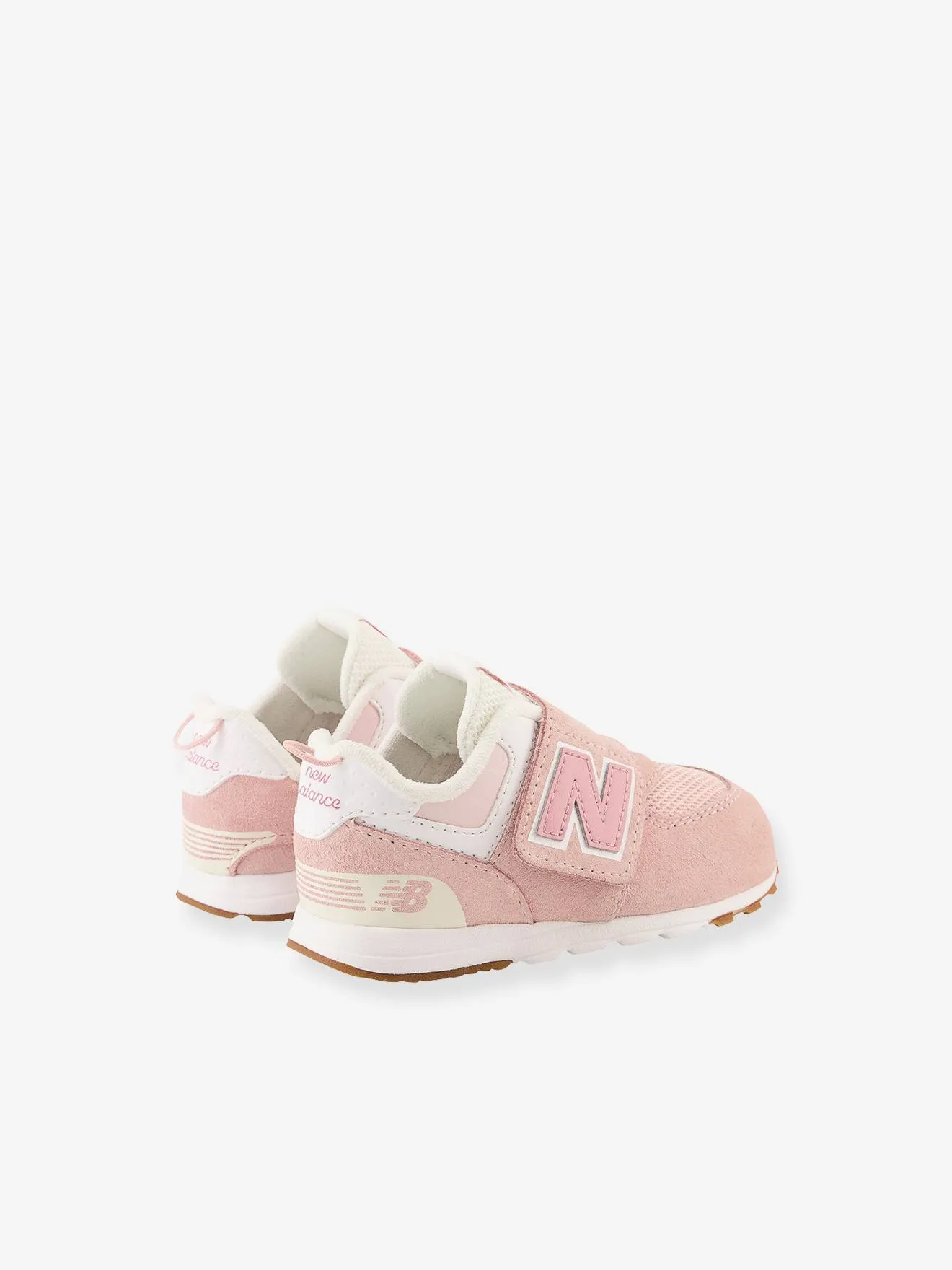 Baskets scratchées bébé NW574CH1 NEW BALANCE® rose - New Balance