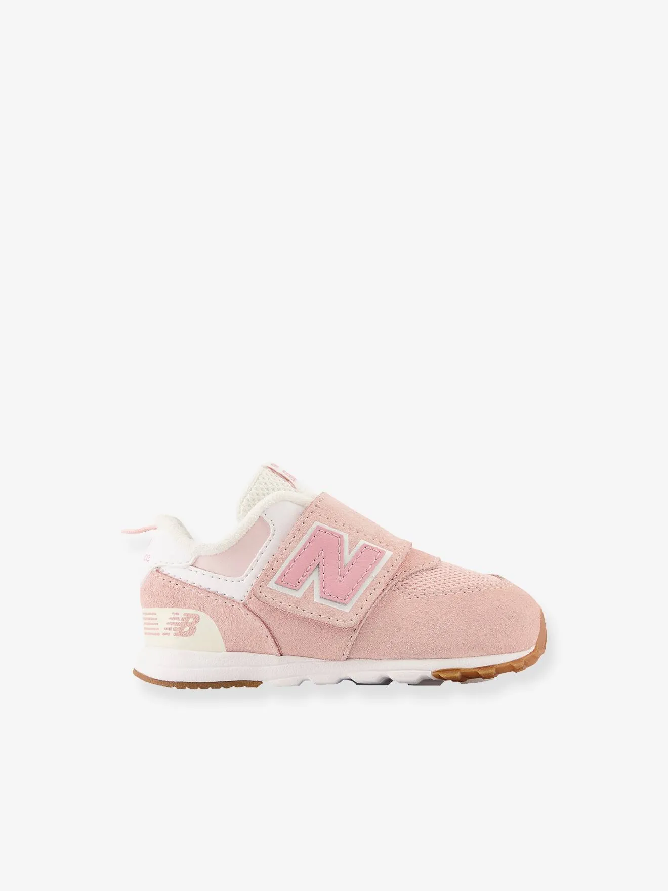 Baskets scratchées bébé NW574CH1 NEW BALANCE® rose - New Balance