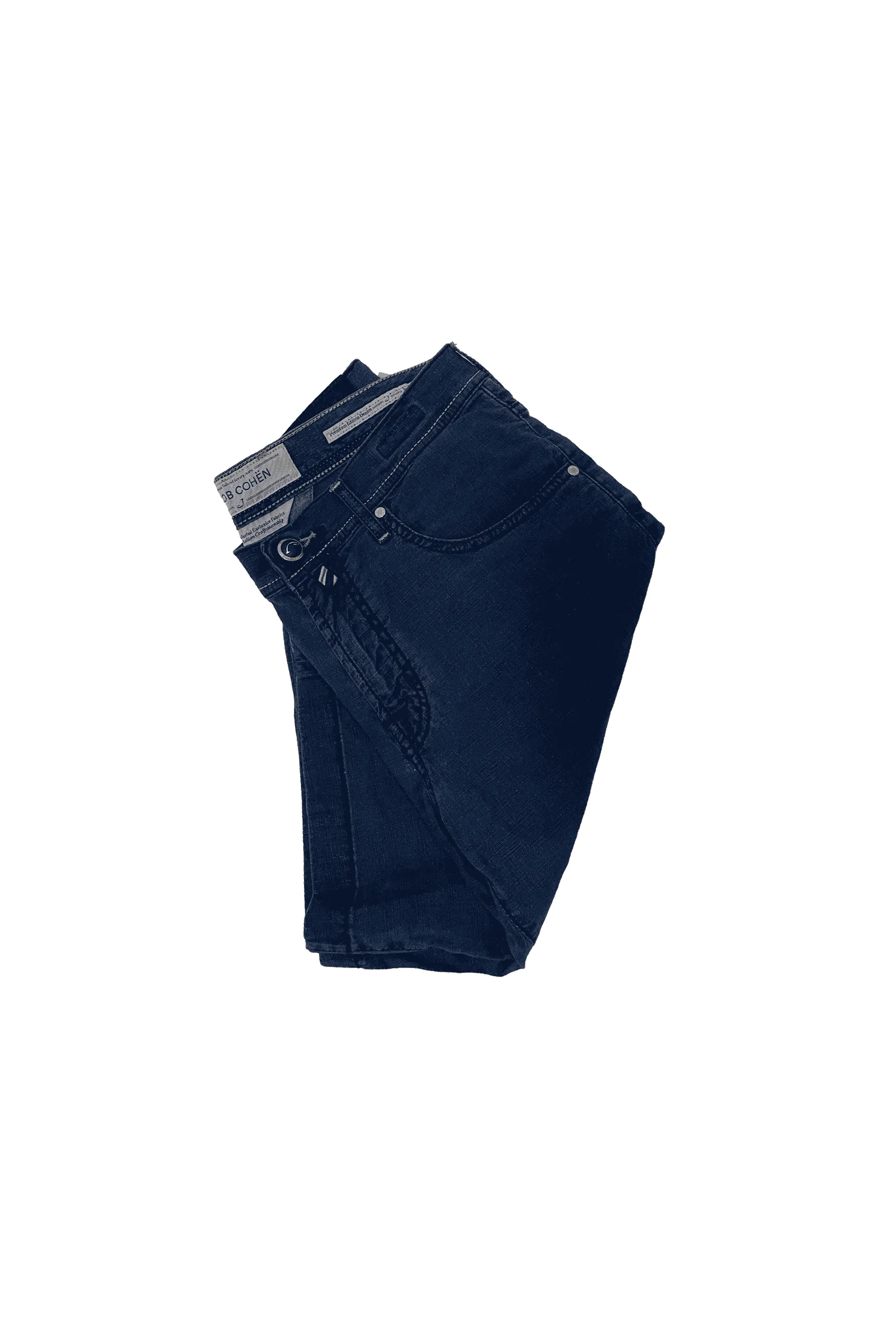 Bermudas en Denim Bleu Foncé