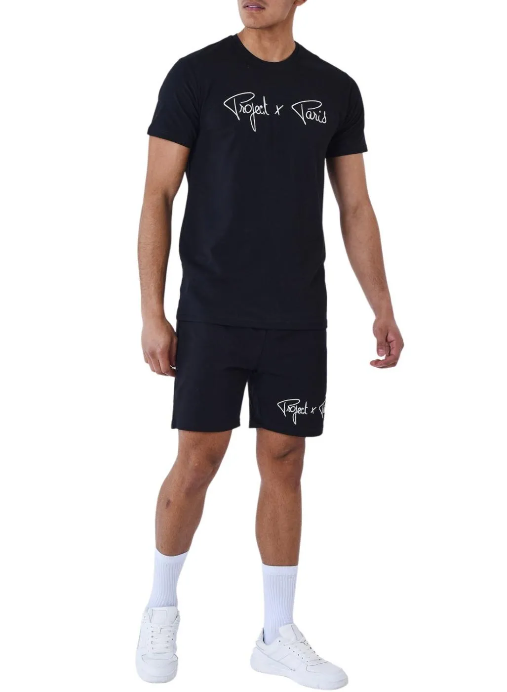 Bermudas Project x Paris Jogger Noir pour Homme