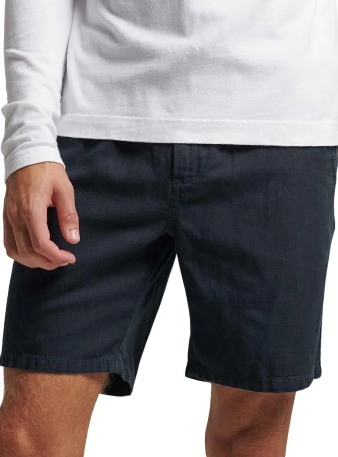 Bermudas Superdry Overdyed Bleu Marine pour Homme