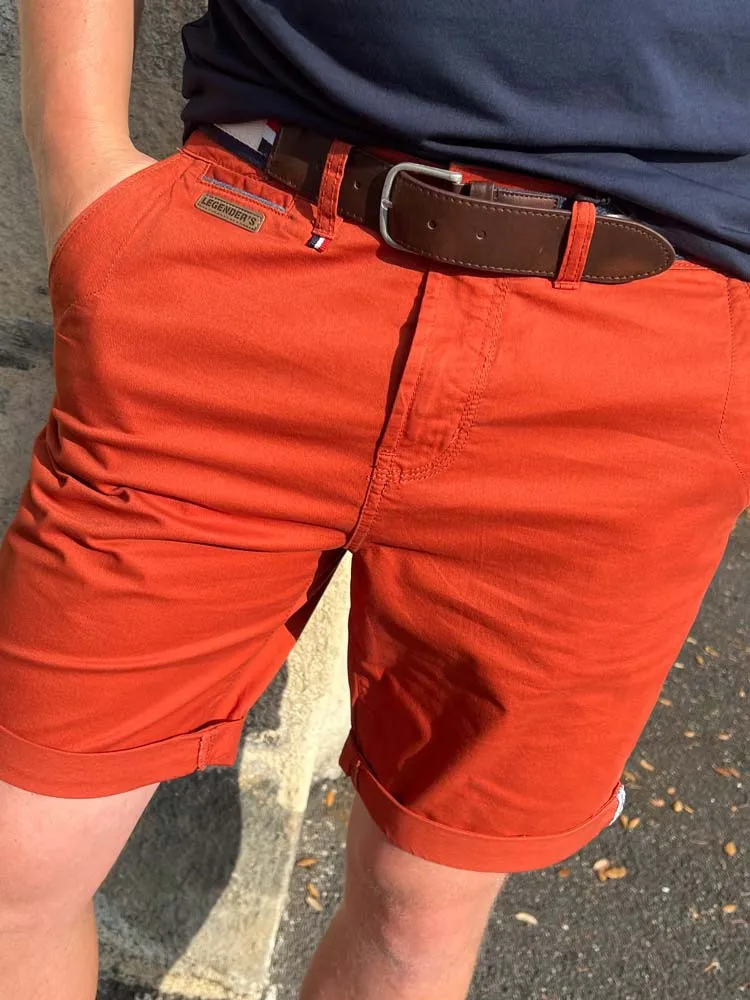 Bermudas terracotta ANTO - Prêt à porter homme Cléstyle XXS à 6XL M Couleur ROUGE