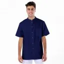 Blouse Médicale Homme Bleu Lavable à 60°- MANELLI