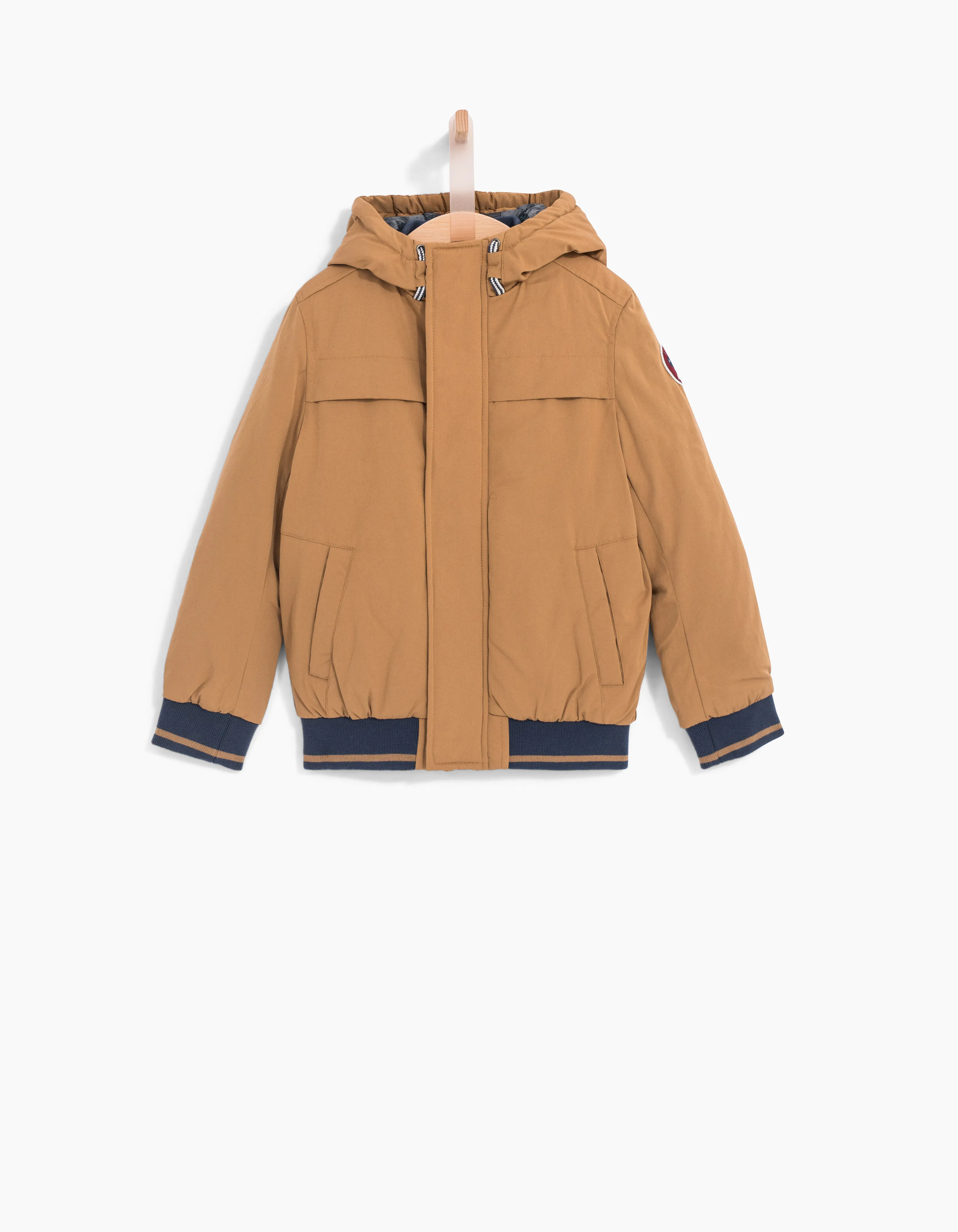 Blouson camel et doudoune sans manches garçon