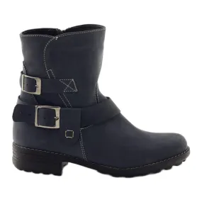 Bottes d'hiver femme Gregors 544 bleu marine multicolore