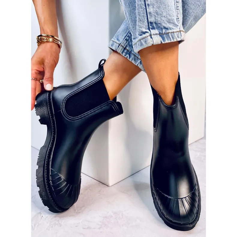 Bottes en caoutchouc Andel Black le noir