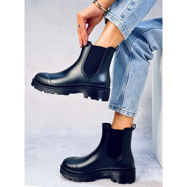 Bottes en caoutchouc Andel Black le noir