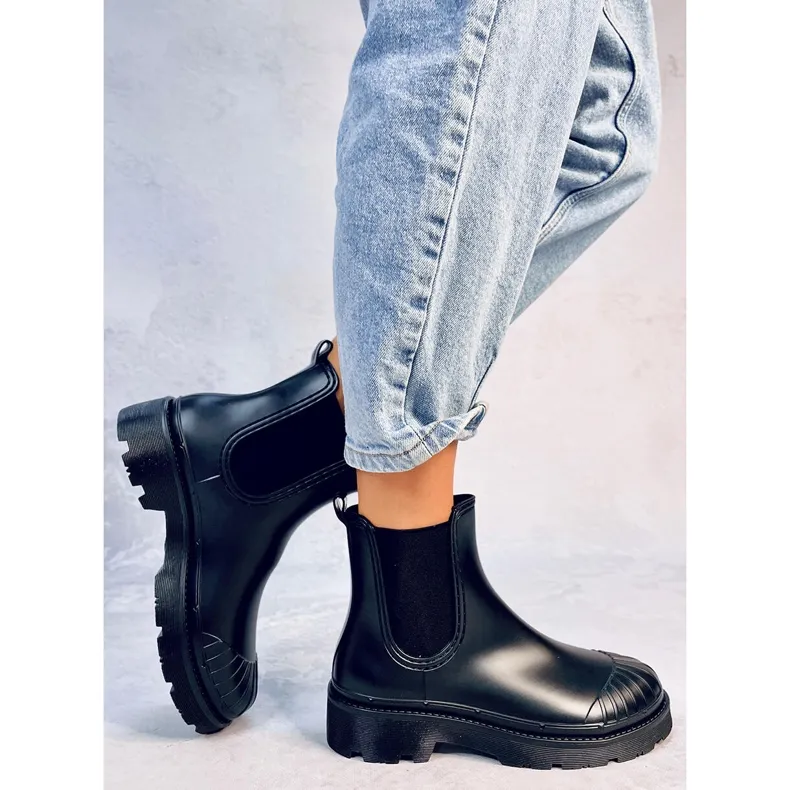 Bottes en caoutchouc Andel Black le noir