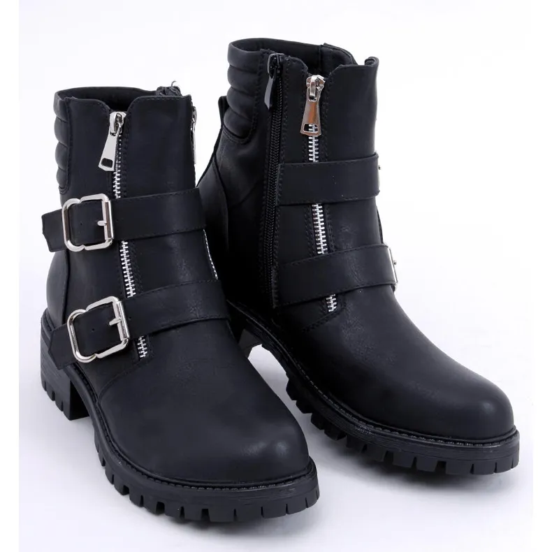 Bottes militaires Terry noires le noir