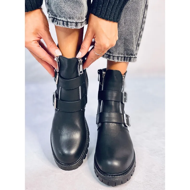 Bottes militaires Terry noires le noir