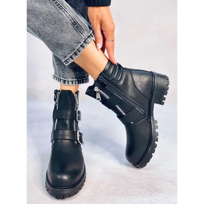 Bottes militaires Terry noires le noir