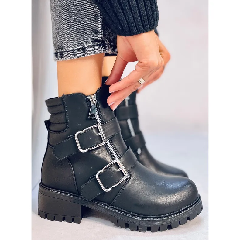 Bottes militaires Terry noires le noir