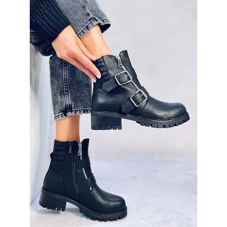 Bottes militaires Terry noires le noir