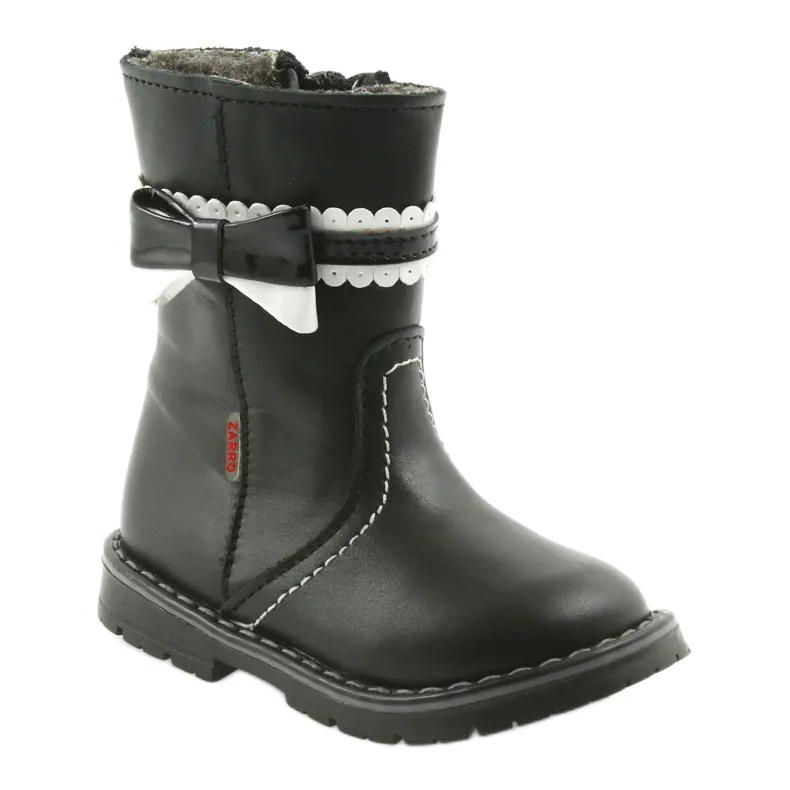 Bottes noires pour filles Zarro 87/03 le noir