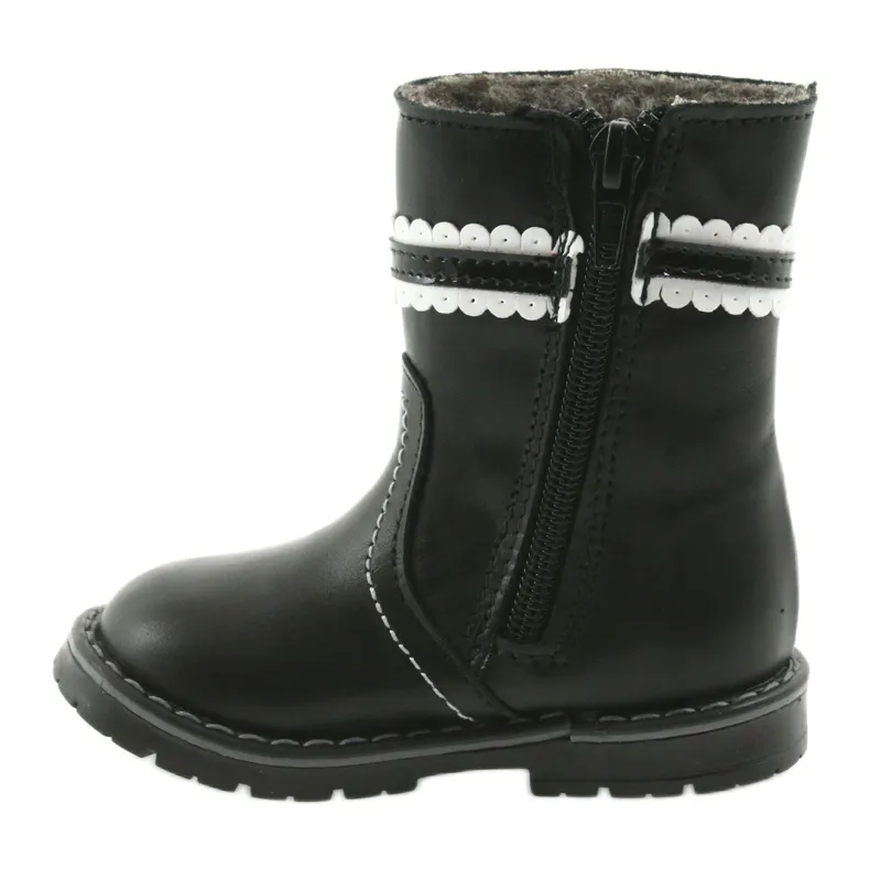 Bottes noires pour filles Zarro 87/03 le noir