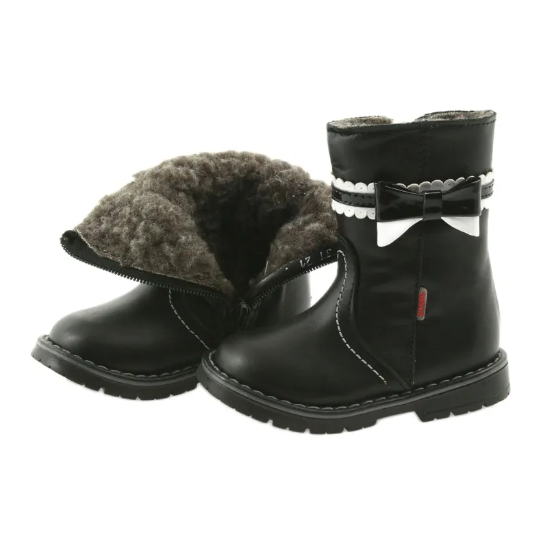 Bottes noires pour filles Zarro 87/03 le noir