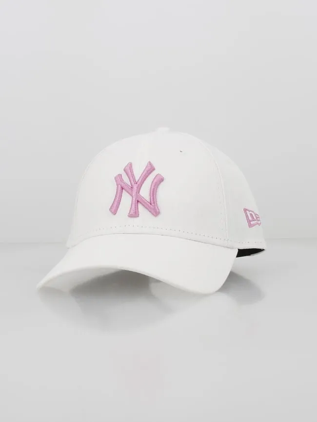 Casquette 9forty league essential logo rose blanc - New Era | wimod