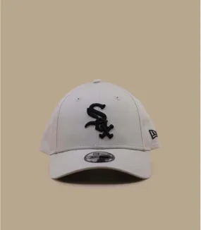 Casquette baseball enfant SOX beige noire - Casquette Kid League Ess 9Forty Sox stone black New Era : Headict